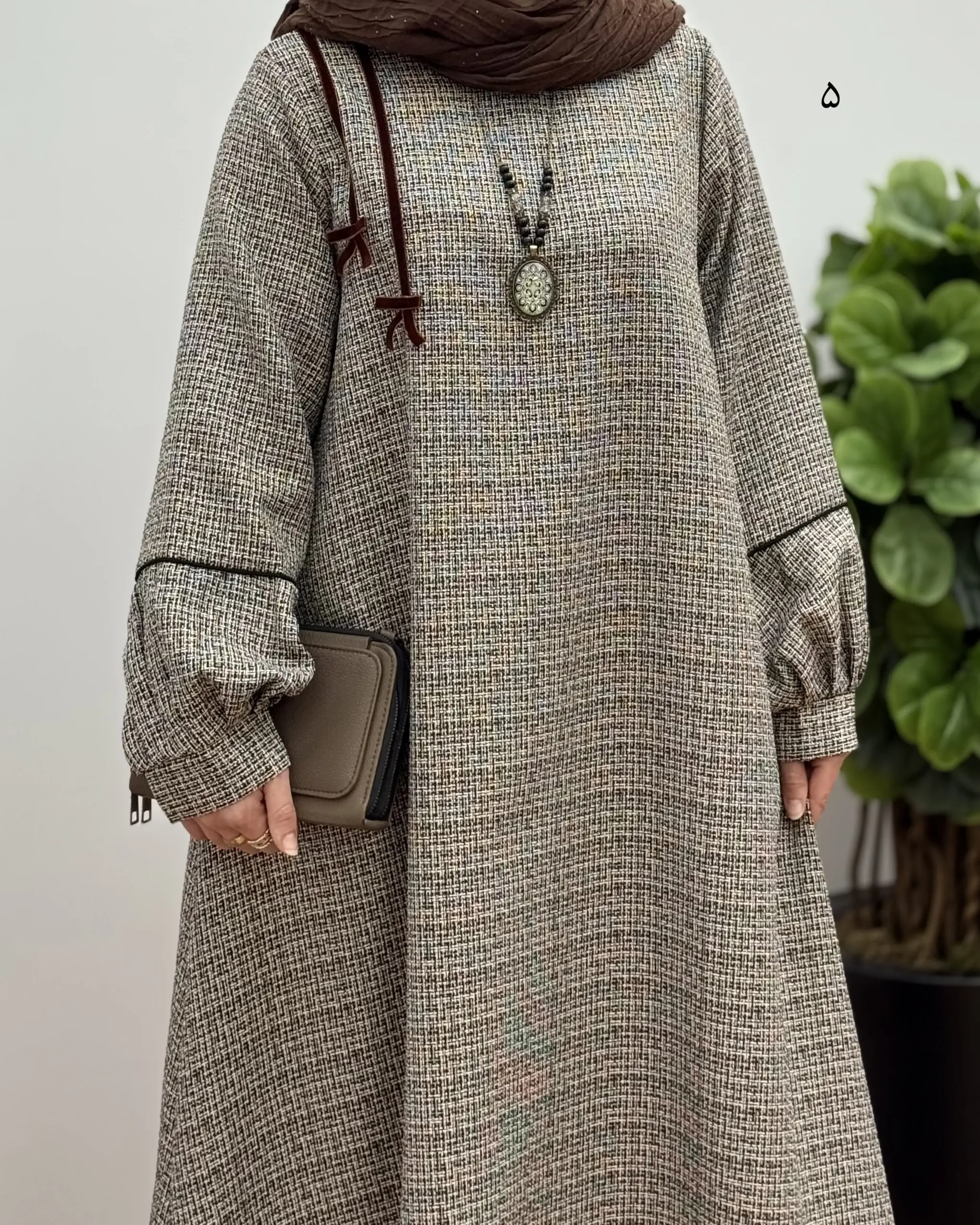 پیراهن مانتویی بلند و شیک مدل گیتی